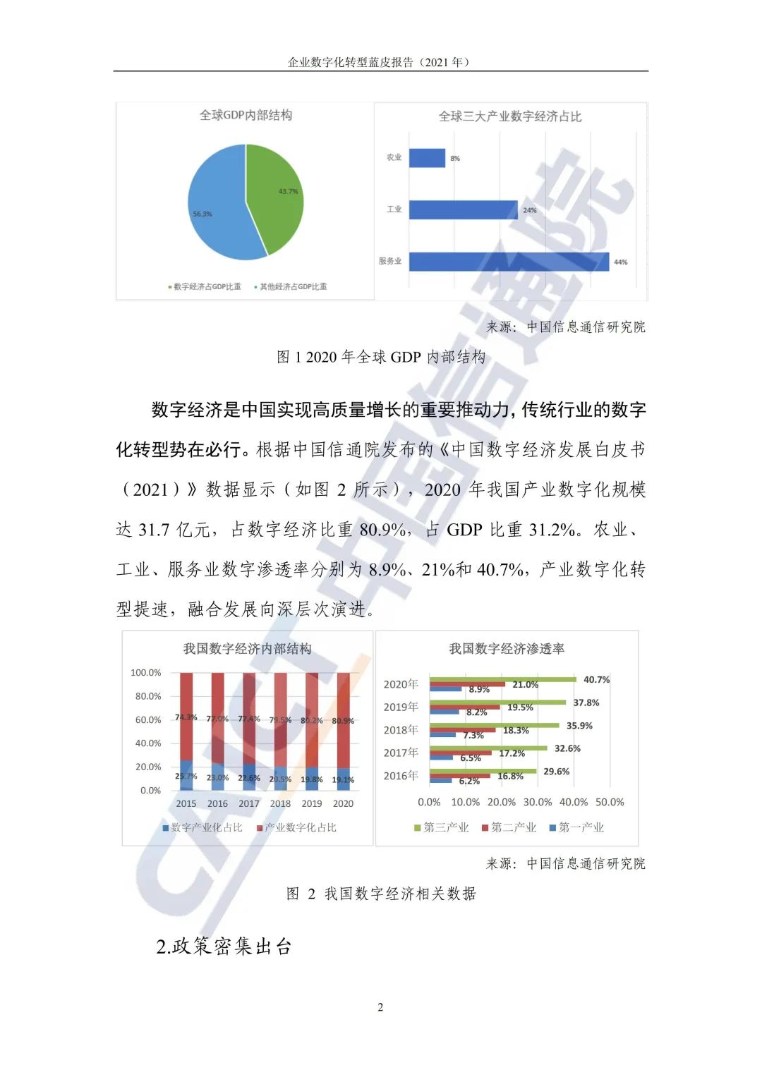 中國信通院:2021年企業(yè)數(shù)字化轉(zhuǎn)型藍皮報告