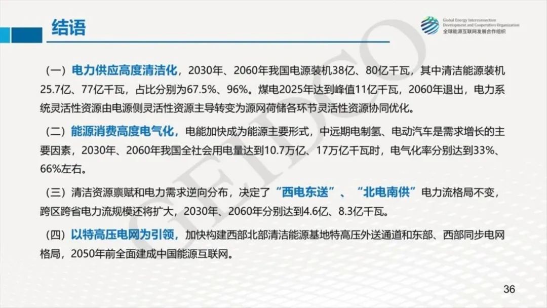 中國2030年能源電力發(fā)展規(guī)劃研究及2060年展望